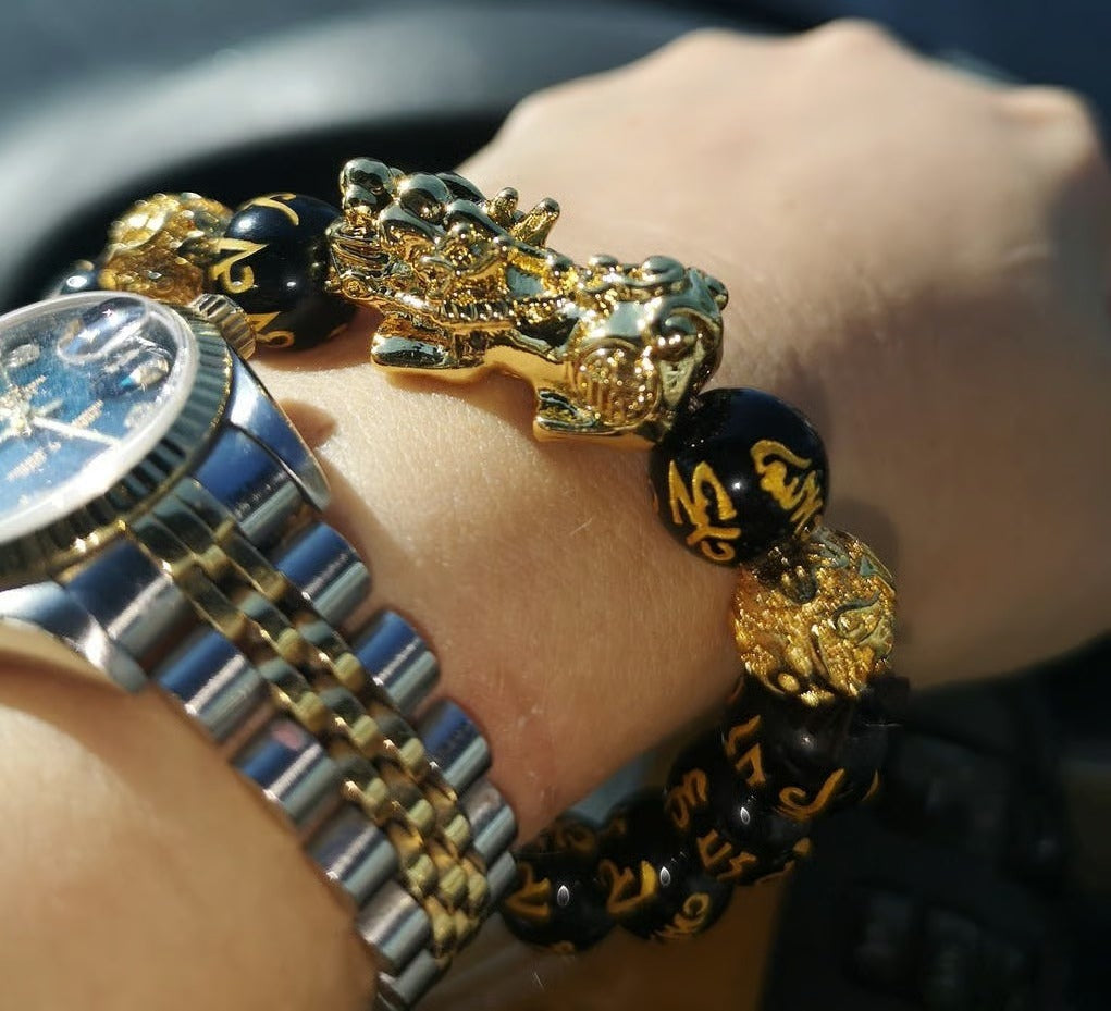 Pulsera Feng Shui 2x1 + Anillo de Poder | Baño en Oro 18K ¡Tu vida cambia HOY! - PRAGMATIK