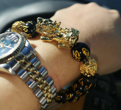 Pulsera Feng Shui 2x1 + Anillo de Poder | Baño en Oro 18K ¡Tu vida cambia HOY! - PRAGMATIK